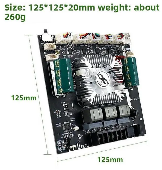 Alt view image 3 of 3 - HT21-3G Third Generation TDA7498E Bluetooth Amplifier Board Module Subwoofer High and Low Tone Adjustment 160Wx2+220W