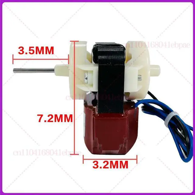 Alt view image 3 of 3 - Refrigerator Fan Motor Cooling Fan HY-YZF-B3 AC220V 9W Fan Motor For Fridge