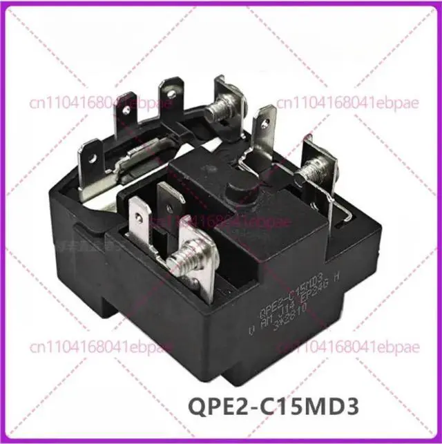 Main image of 1pcs QPE2-C15MD3 for Refrigerator Freezer PTC Starter Butterfly Thermal Overload Relay Assembly