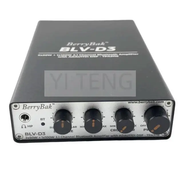 Alt view image 2 of 3 - 2x50W+100W 2.1-channel TPA3116/ADAU1701 chip HIFI BT 5.1 digital power amplifier whole machine BLV-D3