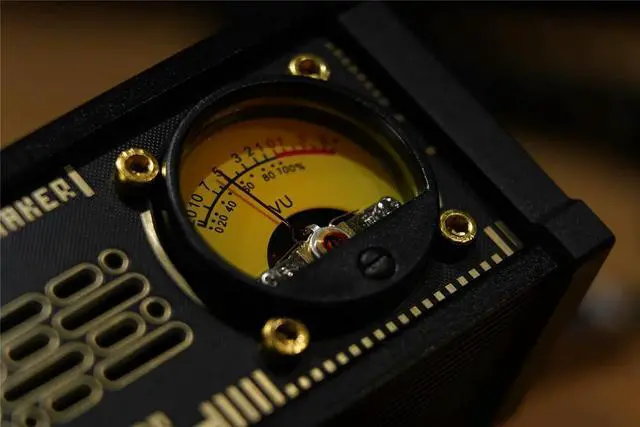 Alt view image 3 of 3 - Amplifier VU Level Audio Meter Pickup Lamp RGB Light Voice Controller With Warm Color Sound Pressure Back