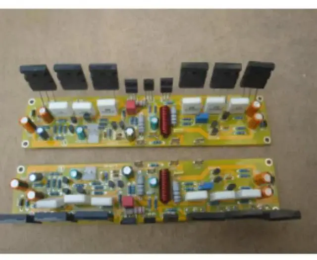 Alt view image 2 of 3 - Pure Class A Amplifier DaJia L10-1 Amplifier Finished Board 2-Channel with C5200 A1943 Power Tube