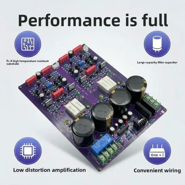 Alt view image 2 of 3 - Hi-fi audiophile diy kit high-fidelity amplifier board audio amplification reference ap50 circuit audio diy upgrade