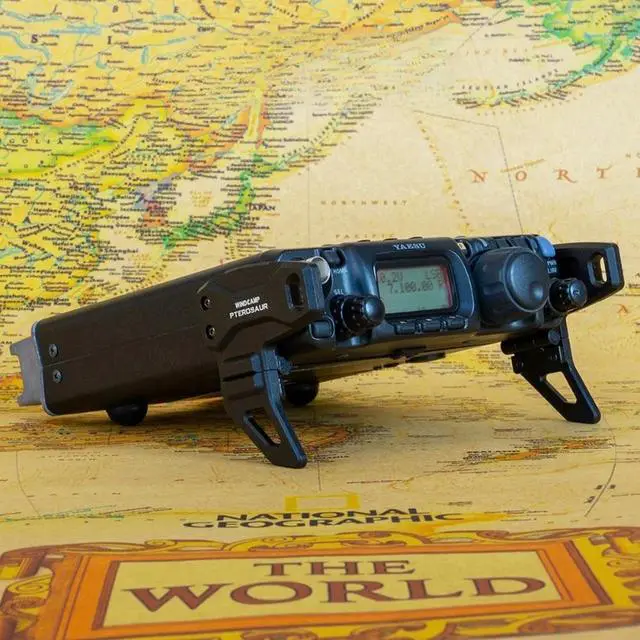 Alt view image 2 of 3 - Pterodactyl foldable tripod yaesu ft-818 ft-817 shortwave radio machine feet