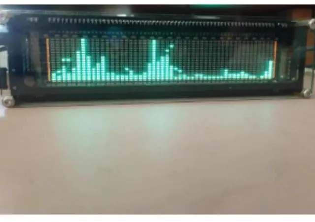 Alt view image 2 of 3 - AK5017 Version Music Spectrum, Spectrum Audio Display, Spectrum Rhythm Light Clock Voice Control Wiring