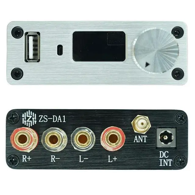 Alt view image 2 of 3 - Lossless HIFI Amplifier Zishan DA1 MA12070 Super TPA3116 Push APP Turntable Bluetooth LDAC