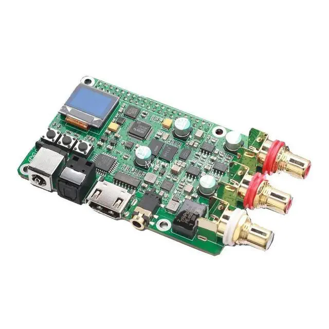 Alt view image 3 of 3 - Raspberry Pi ES9038Q2m DAC audio decoder board HIFI coaxial fiber I2S analog 3B+4B 768K 32Bit DSD512