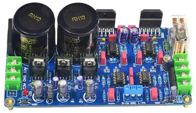 Main image of 5534+LM3886HIFI High Temperature Power Amplifier Board DC Servo
