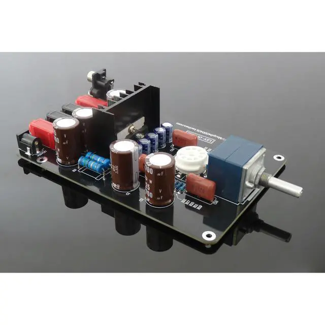 Alt view image 3 of 3 - LXV-OT7MKII Line, 12AU7 Gallstone BA5417 Hybrid Power Amplifier