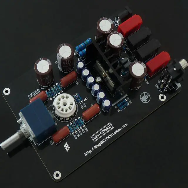 Alt view image 2 of 3 - LXV-OT7MKII Line, 12AU7 Gallstone BA5417 Hybrid Power Amplifier