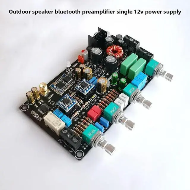 Main image of Car Audio Tone Board LDAC Bluetooth Hi-Fi Preamp Outdoor Speaker Trolley Case Amplifier Front Single Power Supply 12V