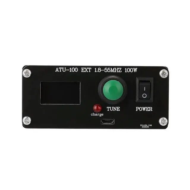 Alt view image 2 of 3 - ATU-100 1.8-55Mhz Mini Automatic Antenna Tuner 0.96inch with Case Finished Charging Version
