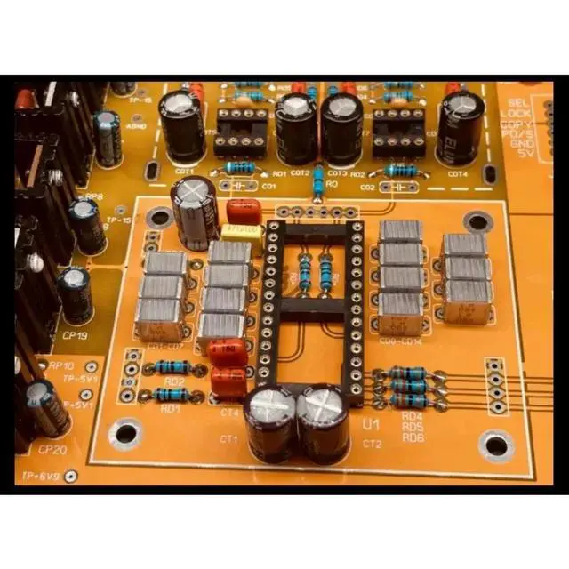 Alt view image 2 of 3 - TDA1541A decoder board optical fiber coaxial support USB card