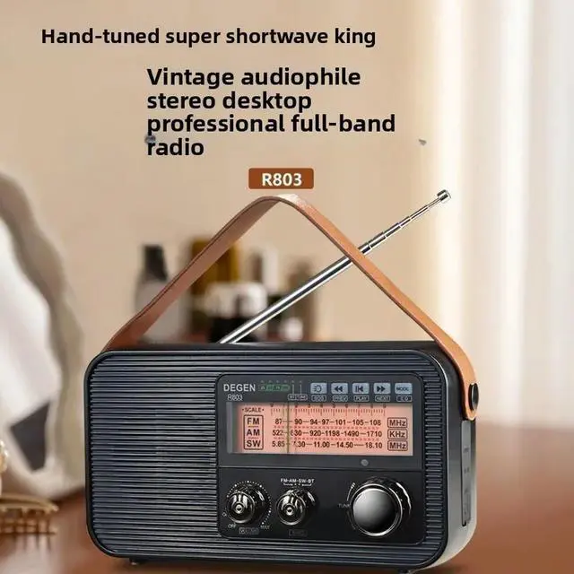 Main image of R803 Pointer Retro Full Band Elderly Radio Card Slot Bluetooth Speaker Support U Disk