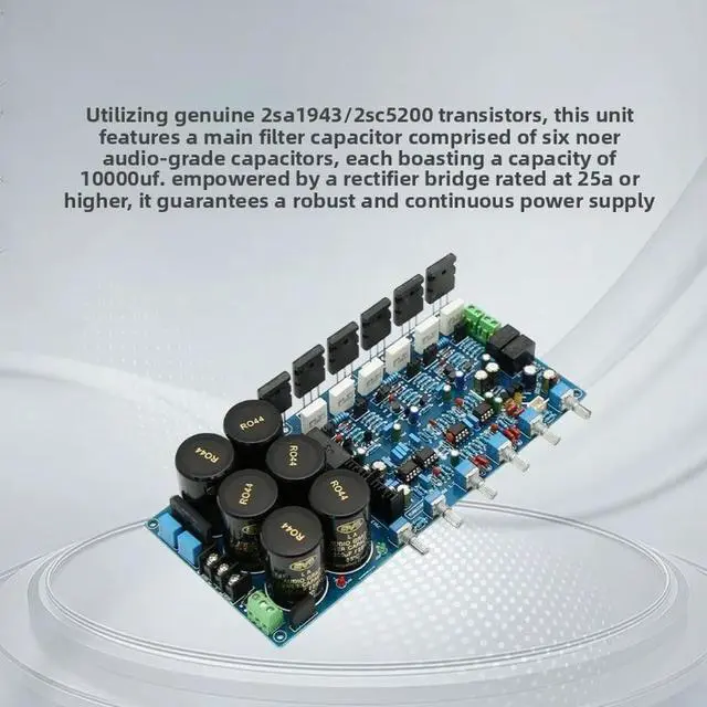 Alt view image 2 of 3 - High Power HIFI Imported 2SA1943/2SC5200 Pair Transistor Audiophile Professional Grade 2.1 Amplifier Board