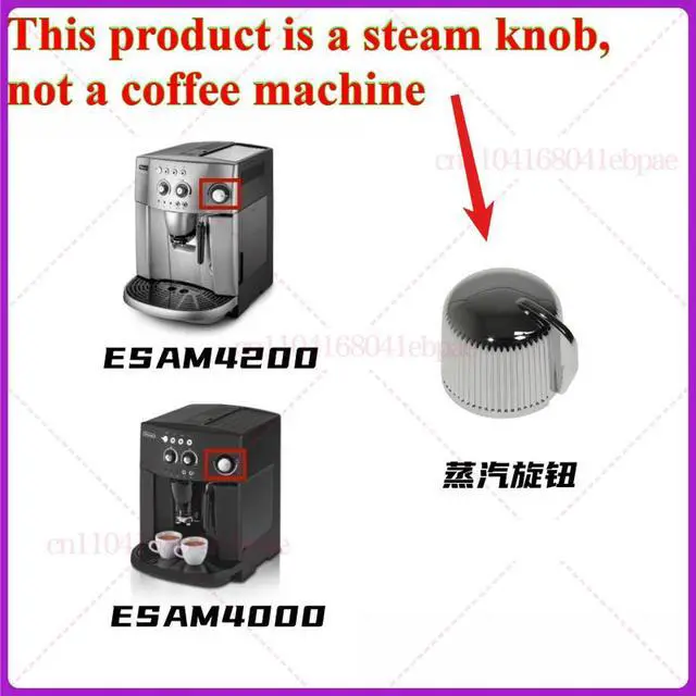 Alt view image 3 of 3 - For Delonghi Automatic Coffee Machine ESAM4200 ESAM4000 Steam Knob Accessories