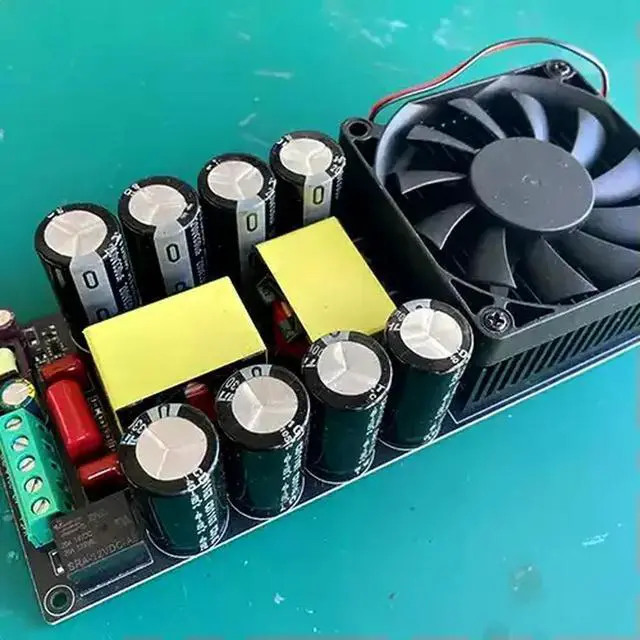 Alt view image 3 of 3 - HiFi single-voltage stereo high-power Class D digital amplifier board 2000W with relay protection for full bass range
