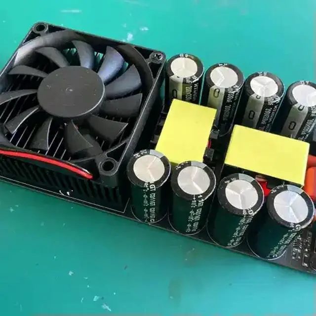 Alt view image 2 of 3 - HiFi single-voltage stereo high-power Class D digital amplifier board 2000W with relay protection for full bass range