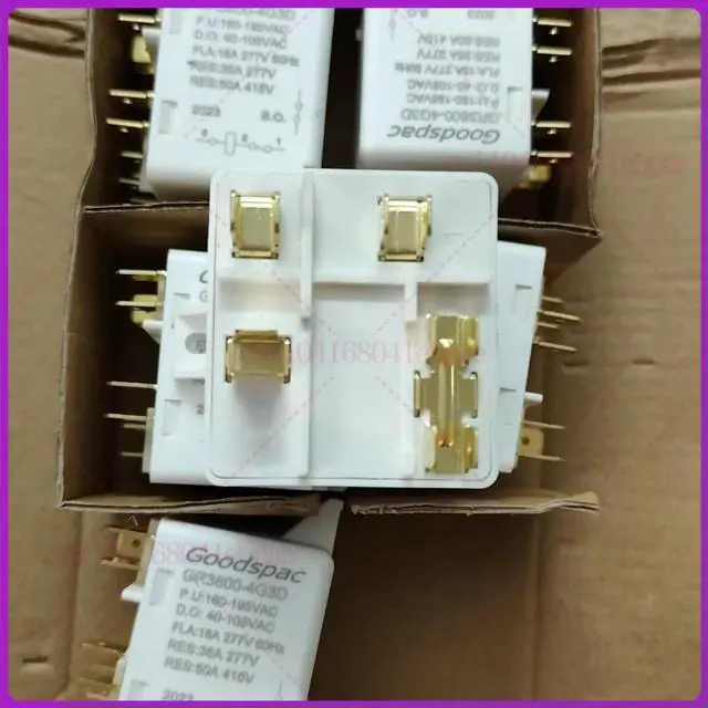 Alt view image 2 of 2 - Ice Making Machine Refrigerator Freezer Parts 3P GR3800-4G3D Compressor Start Relay