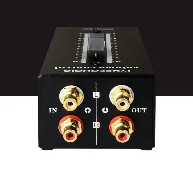 Alt view image 3 of 3 - Passive Fader Preamp Active Speaker Volume Adjustment Controller No External Power Required Lossless Output RCA