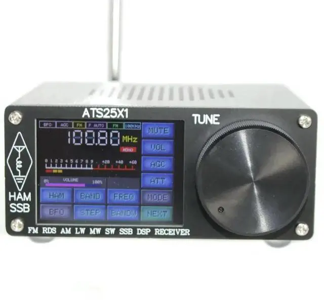 Alt view image 2 of 3 - ATS25X1 Upgraded Version 2.4inch Touchscreen Full Band Radio Receiver FM LW MW SSB