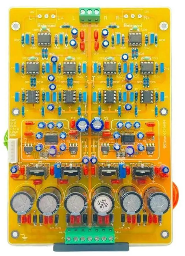 Main image of Dual PCM1794A decoding board IIS input I2S decoding balanced single ended output