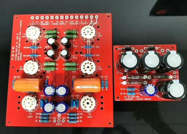 Alt view image 3 of 3 - parallel single-stage semi-finished circuit board DIY AN OTO EL84