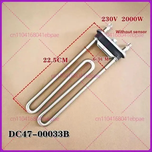 Alt view image 2 of 3 - 1Pcs for Drum Washer Heater Heater Hose Kawai DC47-00033B 230V 2000W