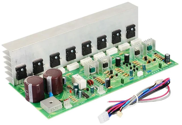 Main image of Chip 1943/5200 600W Dual Channel with Large Heat Sink Finished Amplifier Board with Wiring