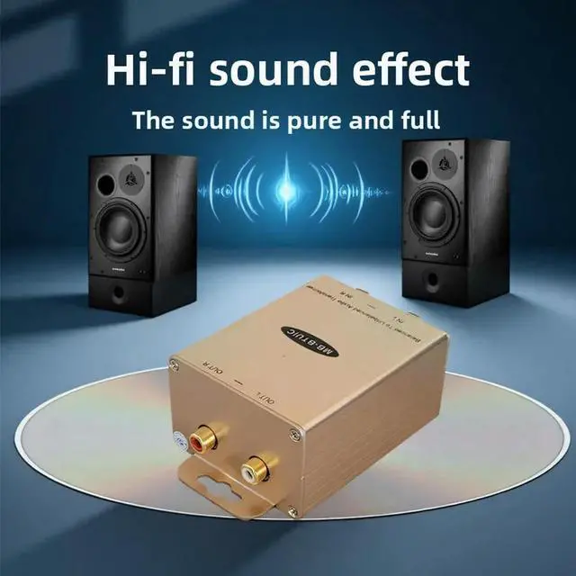 Alt view image 3 of 3 - Balanced to RCA Converter XLR to RCA Isolation Converter High to Low Converter Box Noise-Free
