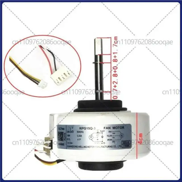 Alt view image 2 of 3 - for Air conditioner Fan motor machine motor RPG15Q-3 RPG19E-6 part