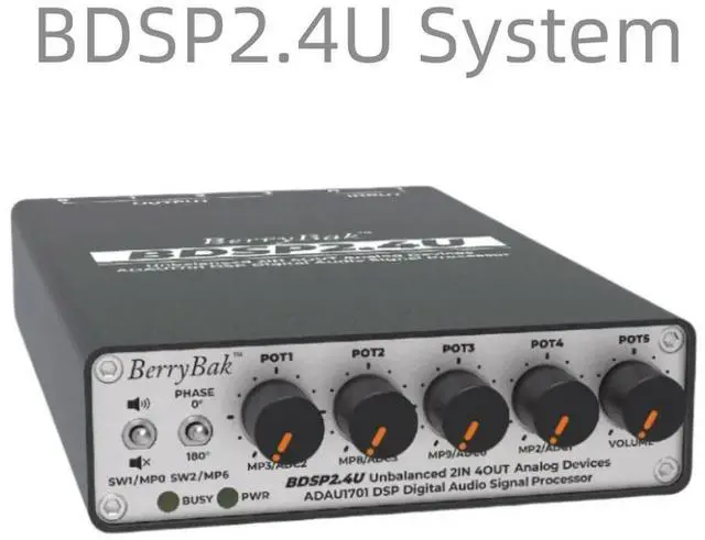 Main image of BDSP2.4U ADAU1701 Audio processing front-end 2.1 4.0 DSP Integrated 2-in-4-out electronic two-frequency subwoofer