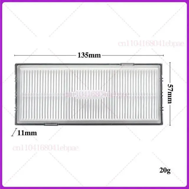 Alt view image 3 of 3 - 4pcs Replacement HEPA Filters For Roborock S7+ S7 Maxv Plus Washable Filter Accessories Robot Vacuum Cleaner Spare Parts