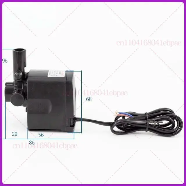 Alt view image 2 of 3 - Ice Machine Submersible Pump Ice Machine Parts RS-168B AC220-240V 18W Water Pump