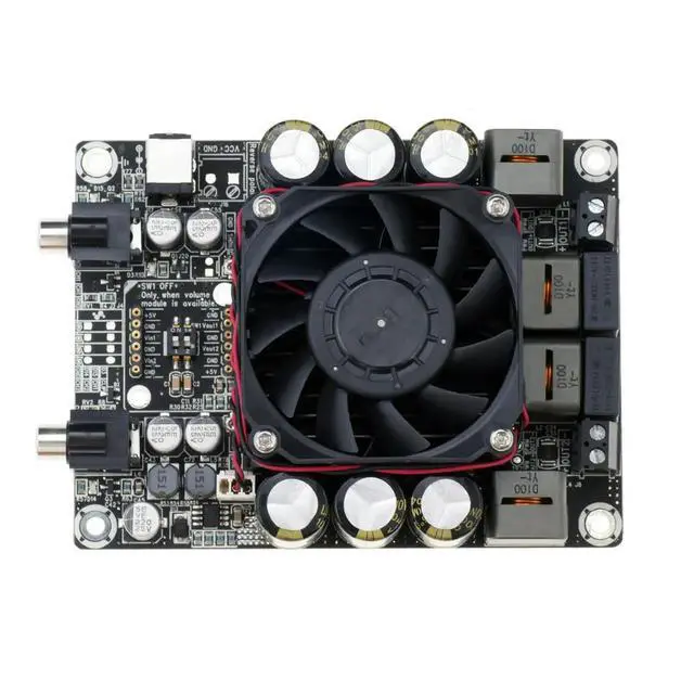 Alt view image 2 of 3 - Stereo high fidelity audio amplifier board, pure post stage electronic teaching, strong sound application 2X300W