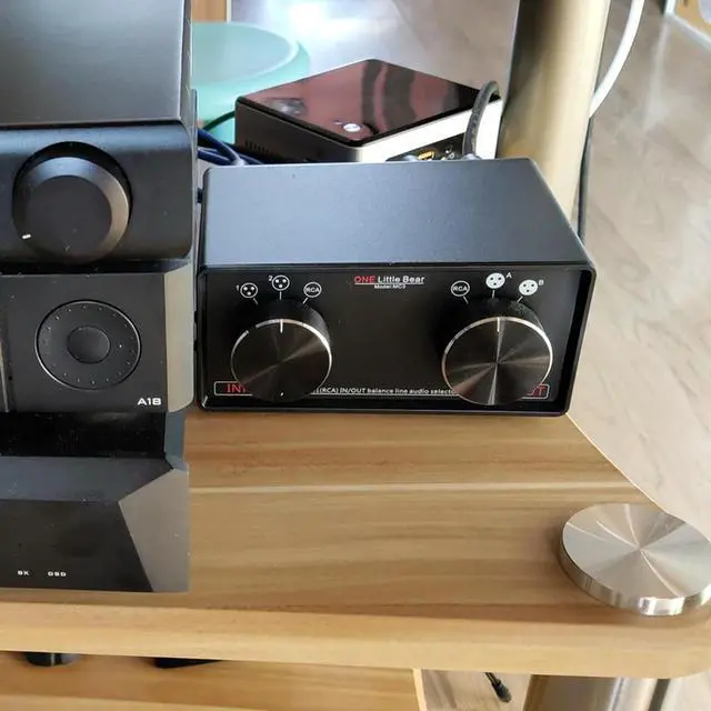 Alt view image 2 of 3 - 3 In 3 Out XLR Balanced to RCA Stereo Converter Splitter MC3 Audio Switcher
