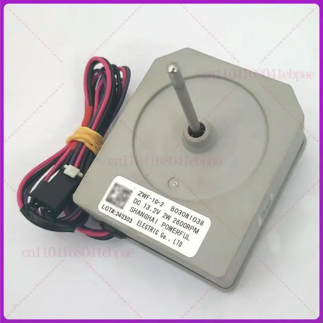 Alt view image 3 of 3 - DC13.2V 2W 2600RPM B03081038 Fan Motor ZWF-10-2 for Hisense Refrigerator