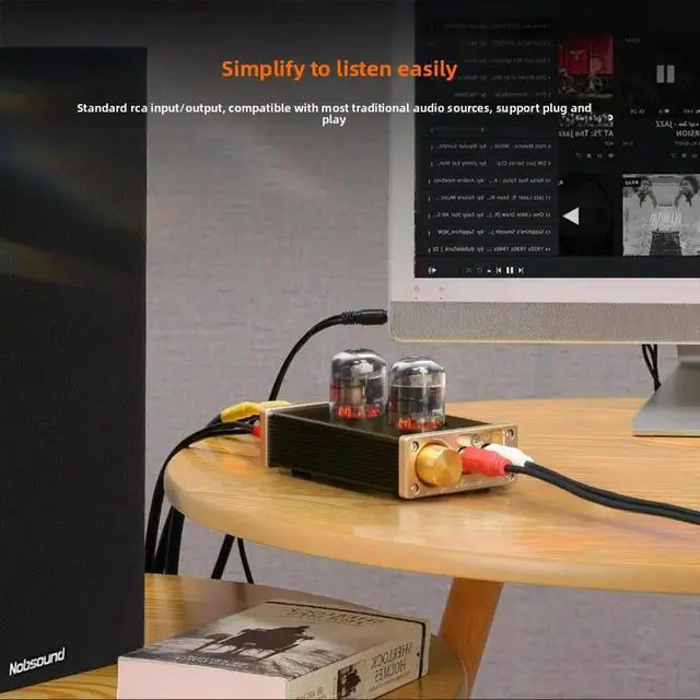 Alt view image 3 of 3 - E6 HIFI Class A Tube Preamplifier Audio Preamp Desktop Audiophile Tube Amplifier Power Amplifier Upgrade