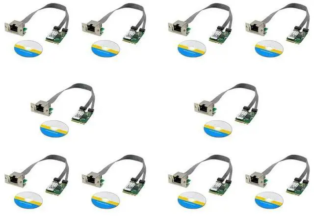 Main image of 10X M.2 A+E KEY 2.5G Ethernet LAN Card RTL8125B Industrial Control Network Card PCI Express Network Adapter
