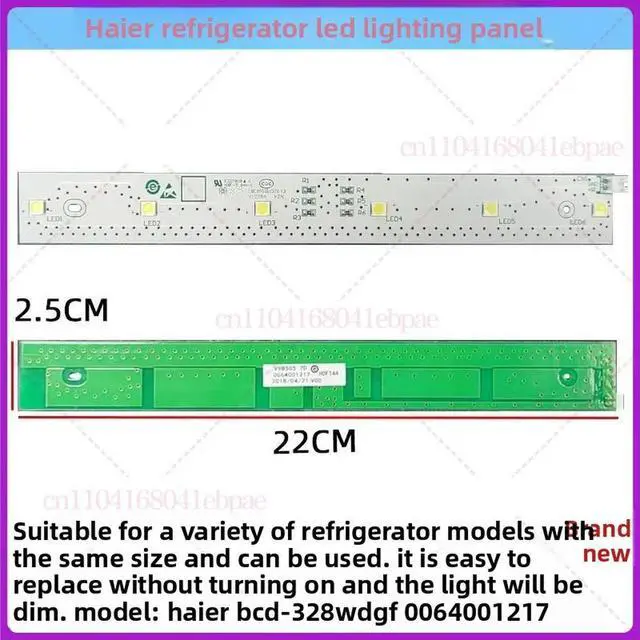 Alt view image 2 of 2 - 0064001217 LED For Haier refrigerator bulb light bar BCD-320WDCA BCD-321WDVI