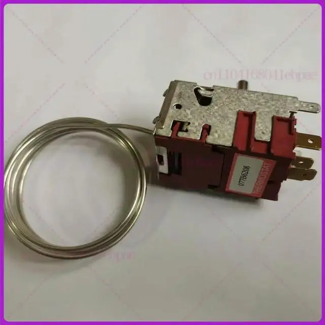 Alt view image 3 of 3 - Four-pin Refrigerator Thermostat 077B6208 Commercial Single Door Double Door Refrigerator Temperature Control Switch