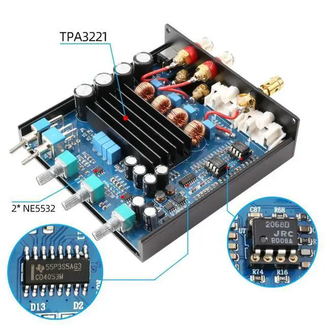 Alt view image 3 of 3 - KGUSS Gu Shengse MP03 MM Vinyl Record Player Amplifier 200W High Power Digital Amplifier Integrated Machine