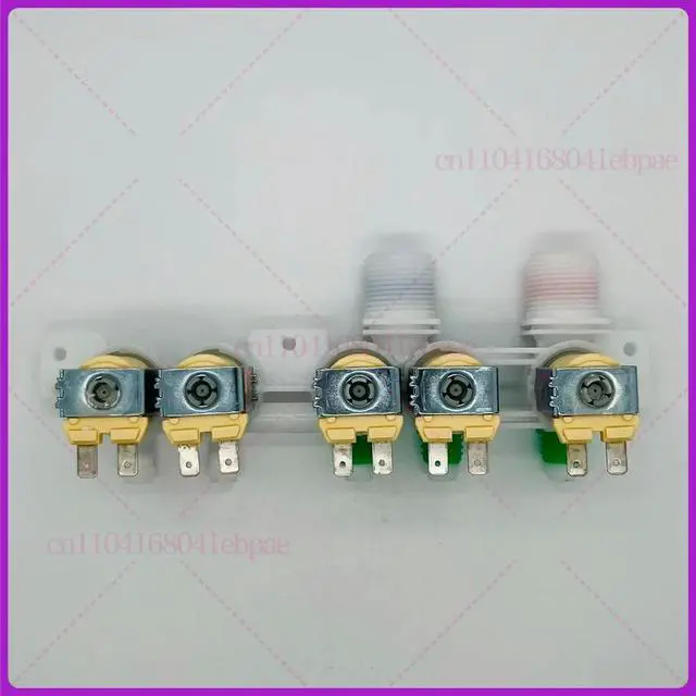 Alt view image 2 of 3 - Electric Water Inlet Solenoid Valve DC97-15459K For Drum Washing Machine 220V C-076-19-B13 Five-head Washer Parts
