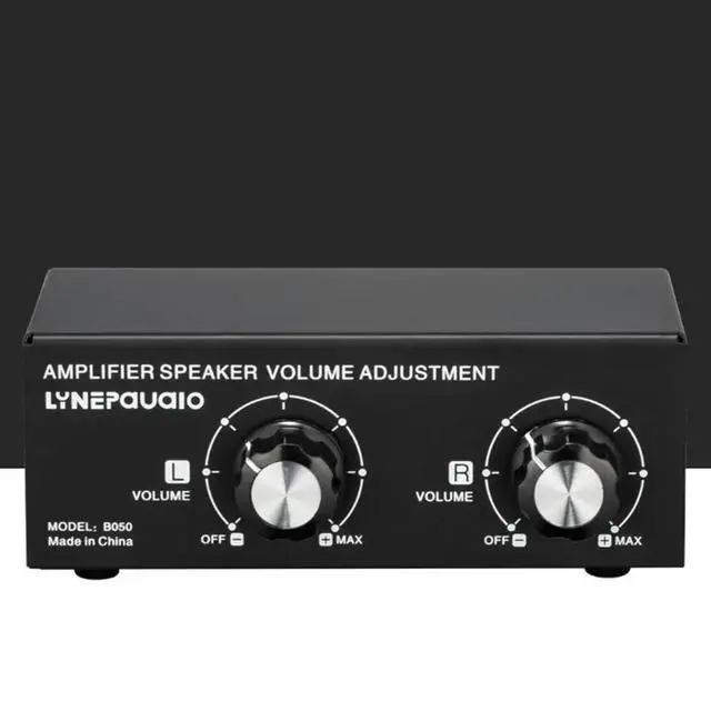 Alt view image 2 of 3 - Passive Speaker Volume Adjustment Controller Left and Right Channel Independent Volume Adjuster Speaker Volume Adjustment