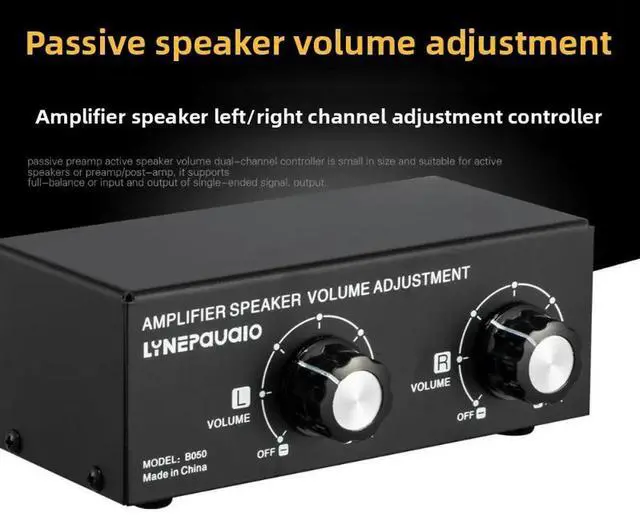 Main image of Passive Speaker Volume Adjustment Controller Left and Right Channel Independent Volume Adjuster Speaker Volume Adjustment