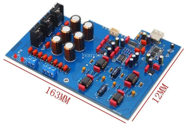 Alt view image 2 of 3 - Nvarcher QCC5125 Bluetooth 5.1 Receiver Board HiFi PCM1794 USB Decoder 24bit