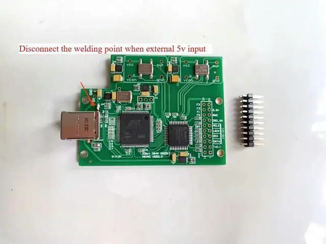 Alt view image 3 of 3 - Italian USB asynchronous clock digital interface five LT3042 independent power supply