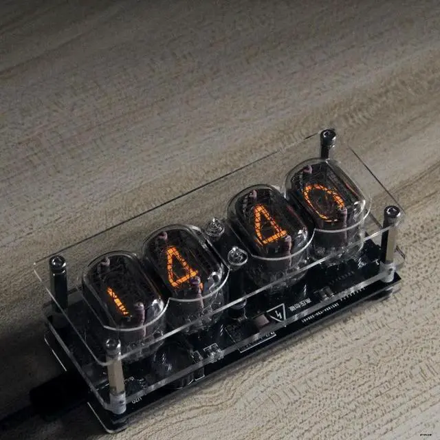 Alt view image 2 of 3 - Glow Clock IN12 Cyberpunk GeCreative Ornament Electronic Digital High-End Bedroom Desktop Gift