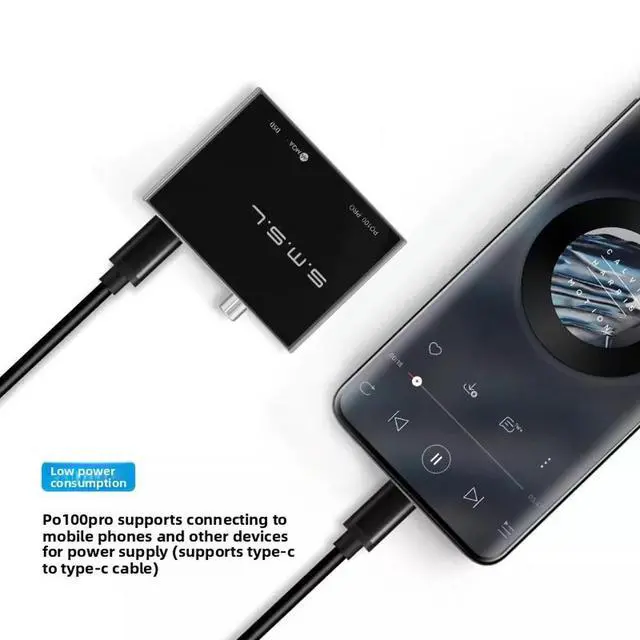 Alt view image 3 of 3 - SMSL Shuangmu Sanlin PO100 PRO XMOS Digital Interface USB to Optical Fiber Coaxial 2S MQA PS5