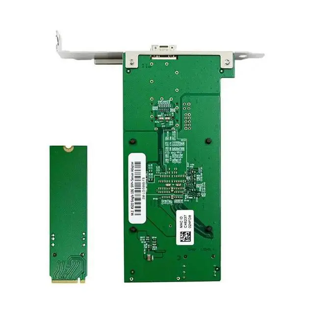 Alt view image 3 of 3 - 4X M.2 10G Server Network Card M.2 M X520-DA1 10G SFP+ Fiber Optic Industrial Computer Server Network Card JL82599EN